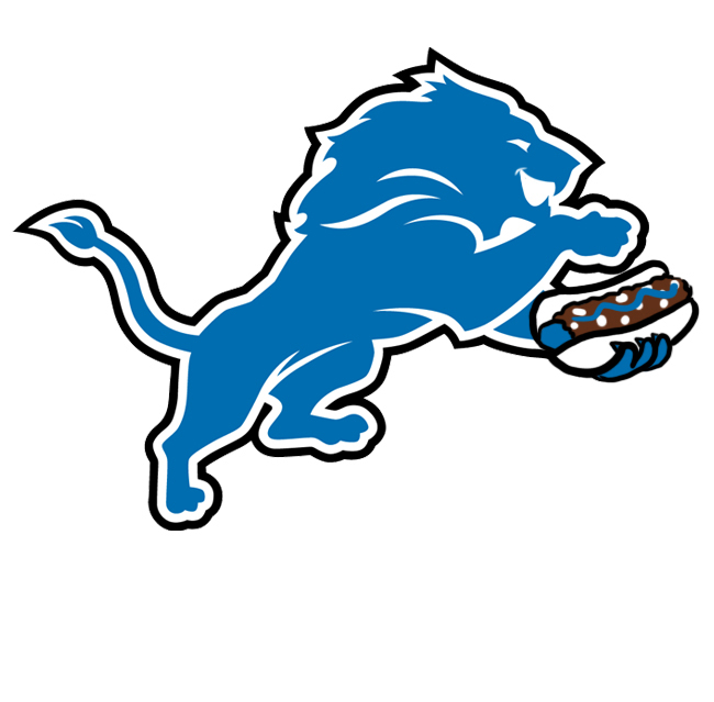 Detroit Lions Coney Dogs Logo DIY iron on transfer (heat transfer)